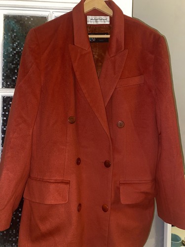 Manteau orange laine - manteau,