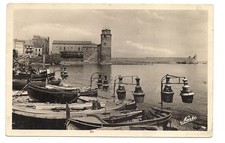 collioure  les barques pour la pêche au lamparo 