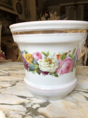 Grand cache pot porcelaine - grand,