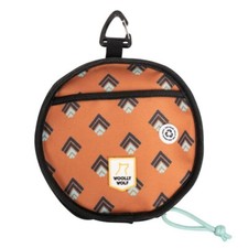 Laineux Loup Mer À Sommet Double Voyage Gamelle pour Chien Alimentation Potable