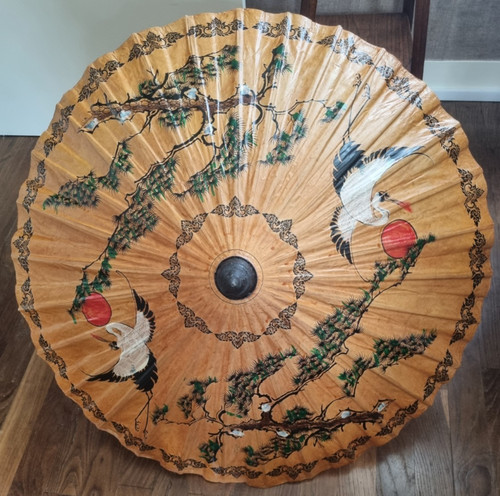 Parapluie style japonaise bois - parapluie,
