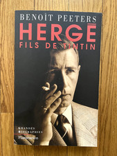 DEDICACE BENOIT PEETERS - HERGE FILS DE TINTIN - FLAMMARION - 2002 - TBE