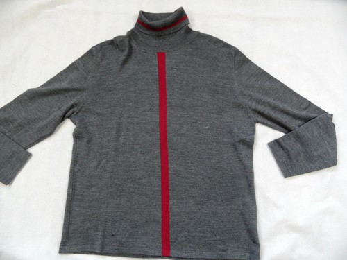 Pull élégant col roulé - , gris