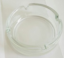 cendrier verre transparent