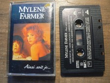 cassette audio tape k7 " Mylene Farmer , Ainsi soit je ...