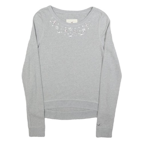 Hollister sweatshirt gris - sweatshirt,