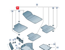 AUDI Q8 4MN Jeu de tapis de
