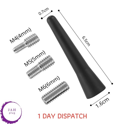 Antenne courte 65mm noire stub - antenne,