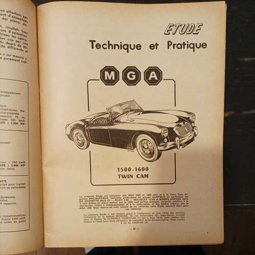 Revue technique mga - revue,