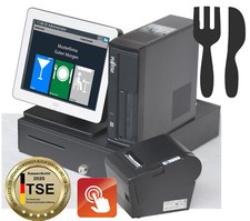 Système de Caisse Tse Gastronomie Blitzkasse Tactile Moniteur Imprimante #KA17