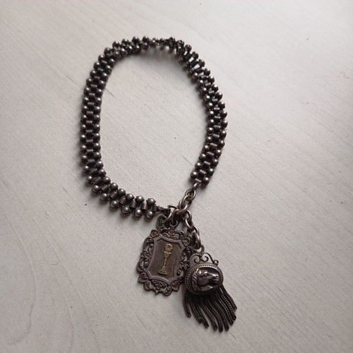 Joli bracelet gourmette - , en