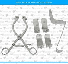 Écarteur de vessie de prostatectomie Millin deux instruments chirurgicaux à...