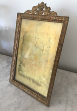 CADRE PORTE PHOTO BRONZE ANCIEN XIX EMPIRE PALMETTE CHIMERES RETOUR D' EGYPTE