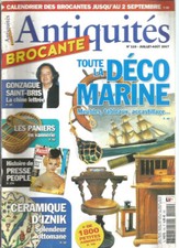 ANTIQUITES-BROCANTE N°110 DECO MARINE / PANIERS VANNERIE / CERAMIQUE D'IZNIK