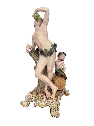 Meissen groupe porcelaine - en,