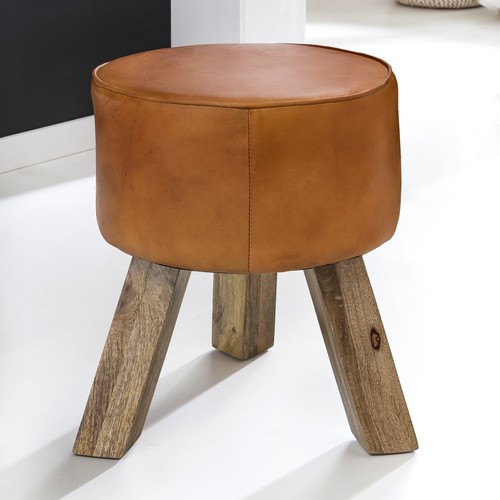 Finebuy tabouret cuir petit - tabouret,