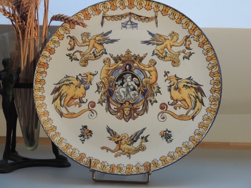 Superbe grand plat - , en