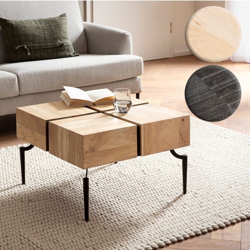 Finebuy table basse carrée - table,