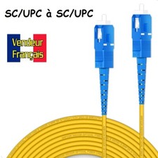 Câble Fibre Optique (Jarretière Optique) - SC/UPC à SC/UPC (Simplex, Monomode)