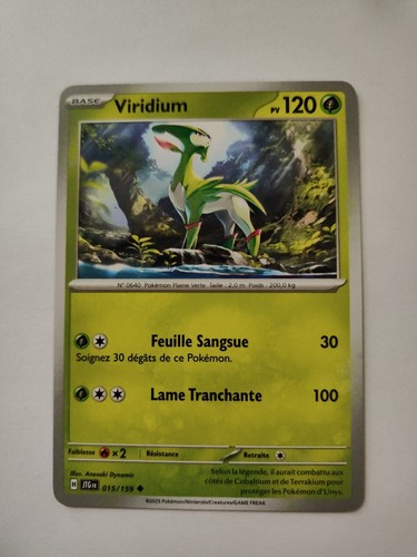 Carte pokémon viridium - -,