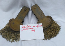 PAIRE  D'EPAULETTES D'OFFICIER