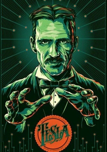Plaque métal nikola - mÉtal, tesla