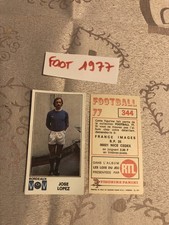 LOT DE 9 VIGNETTES FOOT 1977 PANINI SANS DOUBLE. BON ÉTAT