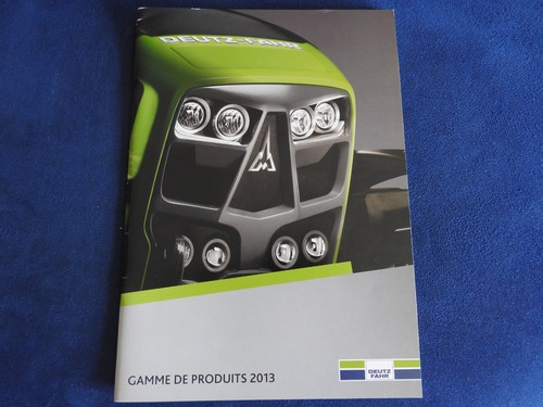 Catalogue deutz fahr gamme de - ,