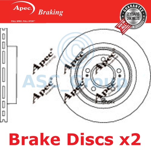 Apec braking 330mm ventilé - 2x,