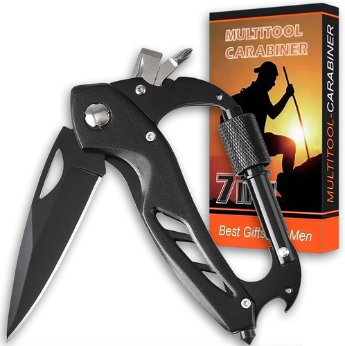 Carabiner with knife - carabiner,