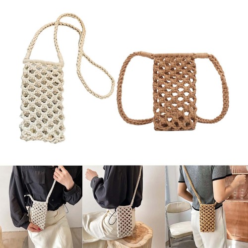 Petit sac main boho tissé - à,