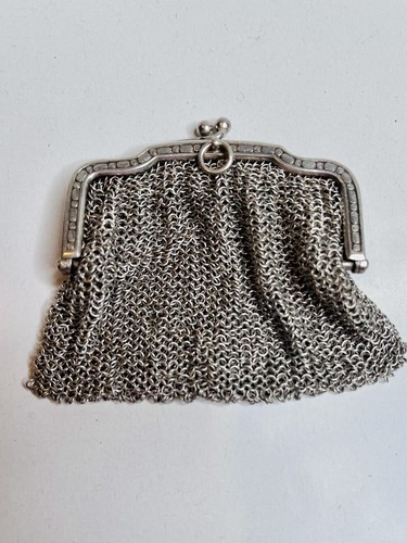 Ancien porte monnaie cotte - en,
