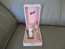 coquetier en argent massif et