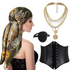 Costume Pirate Femme, 4 PCS