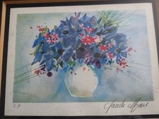 Lithographie épreuve d'artiste de claude MARS avec autentification