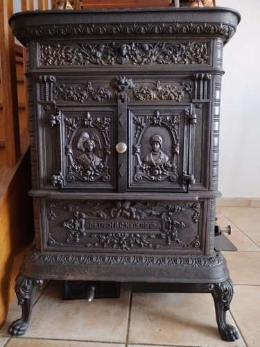 Poêl bois fonte - à, en