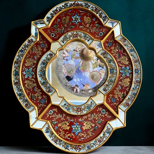 Miroir vintage décoré - , style