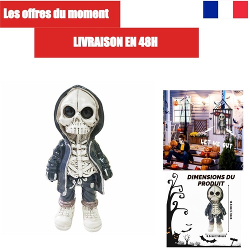 Figurine squelette gothique - squelette,