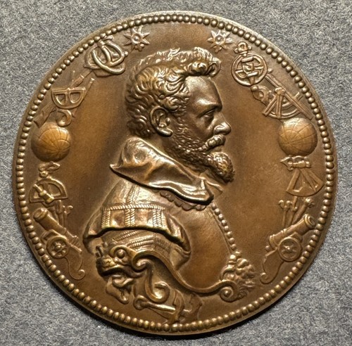 Médaille belge simon stevin - simon,