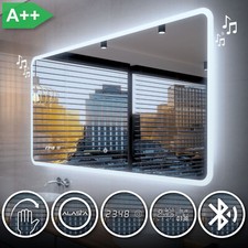 Miroir Salle De Bain Lumineux LED OSAKA | INTERRUPTEUR | METEO | BLUETOOTH GH4