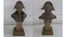 ANCIENNE BUSTE NAPOLEON BONAPARTE EN REGULE SUR SOCLE MARBRE
