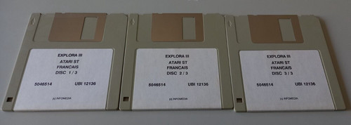 Jeu atari explora - jeu, st