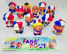 KINDER , FANA D'FOOT , complet 12 figurines avec BPZ / V2