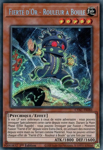 Fierté d or - yu-gi-oh!,