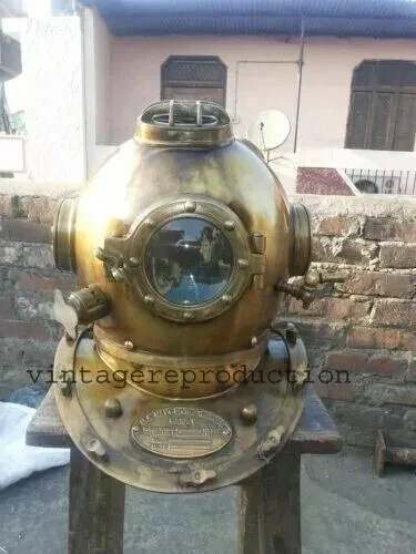 Ancien casque plongée us - casque,