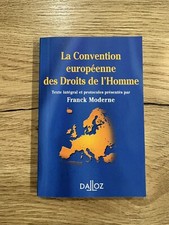 Livre La Convention européenne des Droits de l’Homme / Dalloz