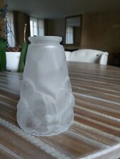 APPLIQUE ART DECO VERRE signé