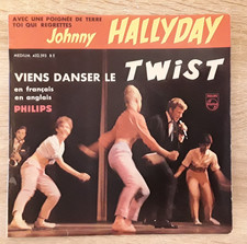 Vinyle 45T-johnny HALLYDAY- Viens danser le Twist- Philips
