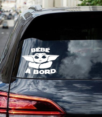 Sticker bébé bord - a,