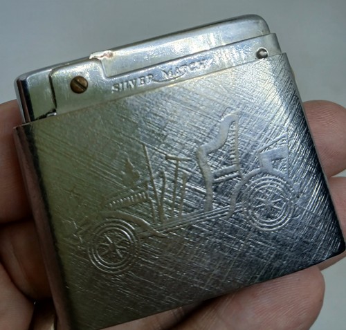Briquet ancien silver match - briquet,